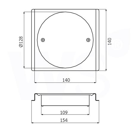 ฝาส้วมสเตนเลส WS CWT-010 5.5 นิ้ว_2