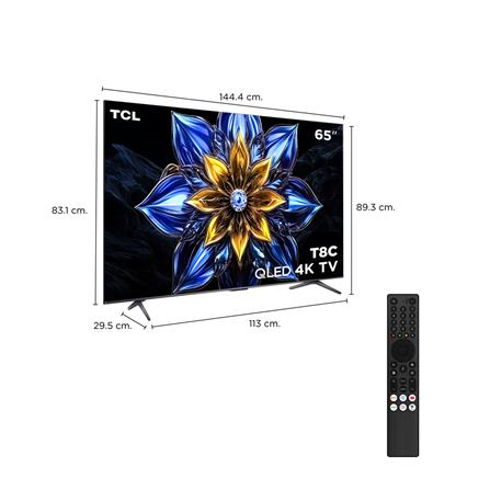 ทีวีคิวแอลอีดี 65 นิ้ว TCL (4K, QLED, GOOGLE TV) 65T8C_7