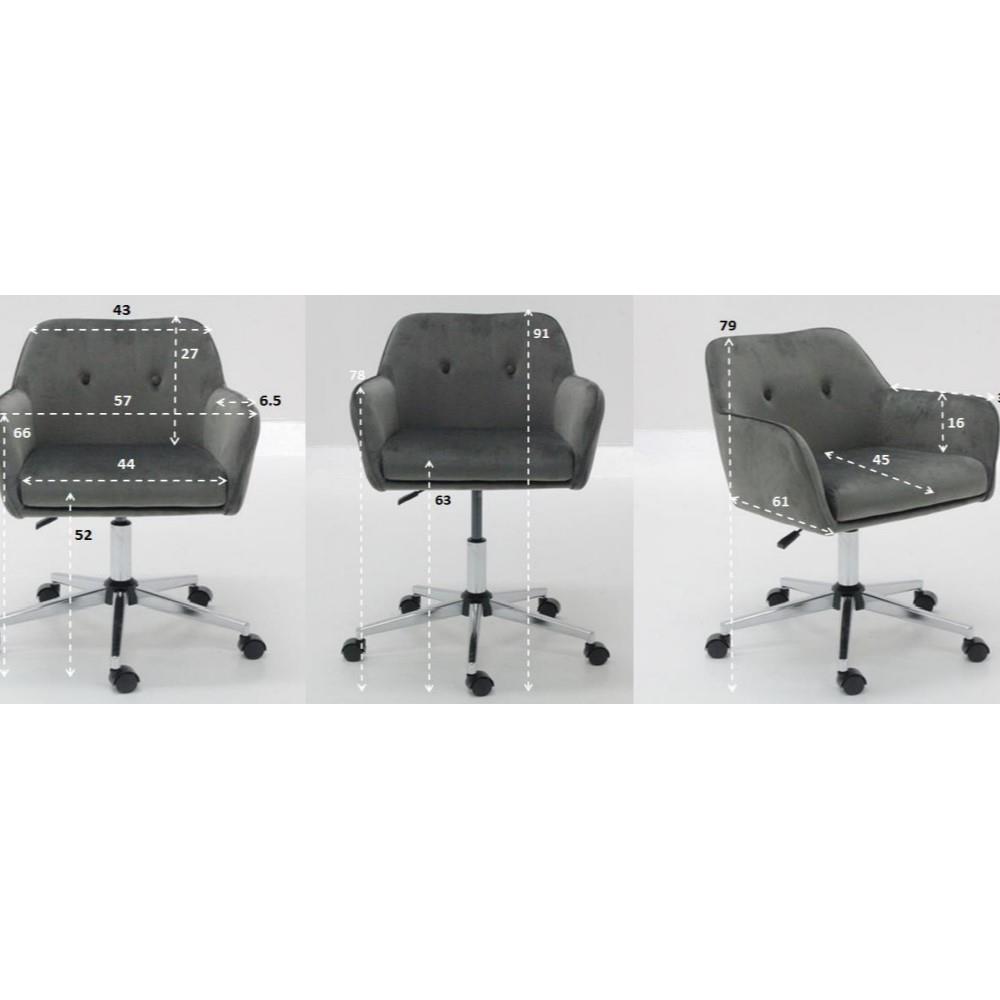 เก้าอี้สำนักงาน SB FURNITURE TAYLER 19211388 สีเทา