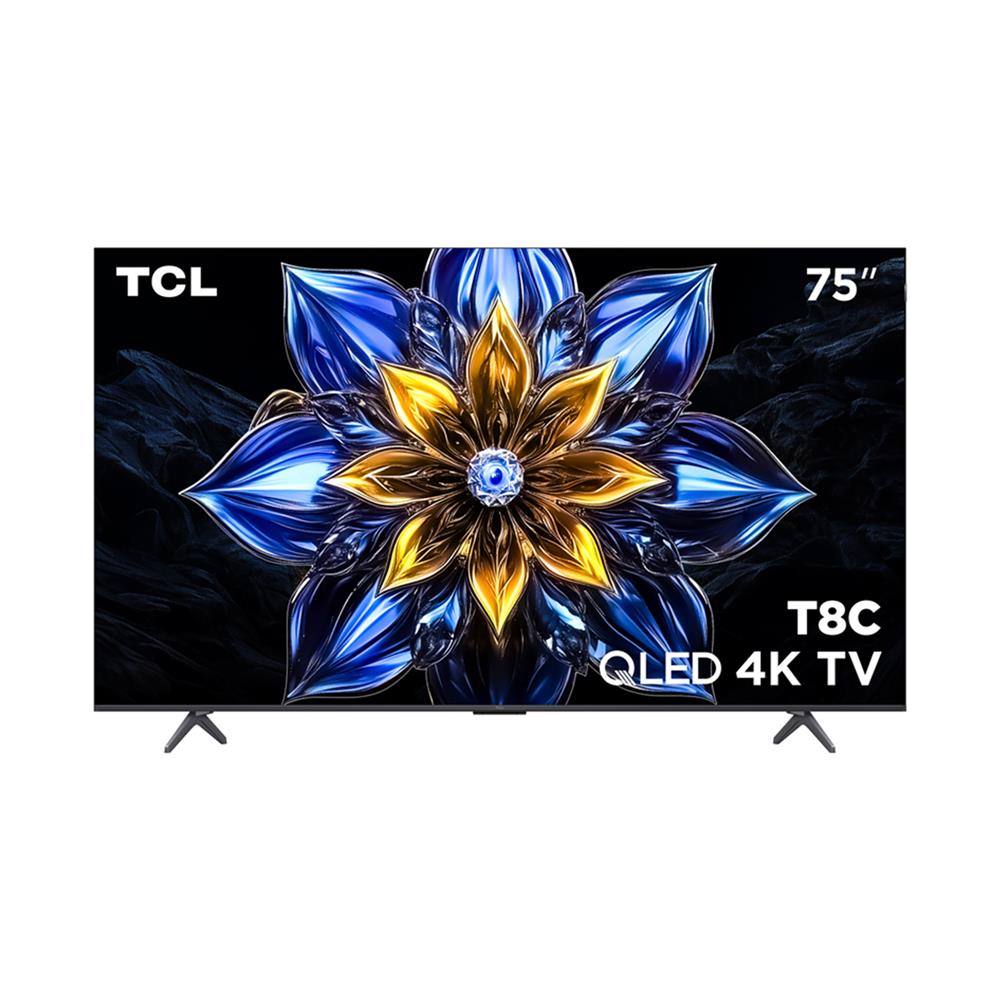 ทีวีคิวแอลอีดี 75 นิ้ว TCL (4K, QLED, GOOGLE TV) 75T8C