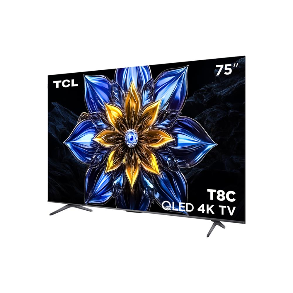 ทีวีคิวแอลอีดี 75 นิ้ว TCL (4K, QLED, GOOGLE TV) 75T8C
