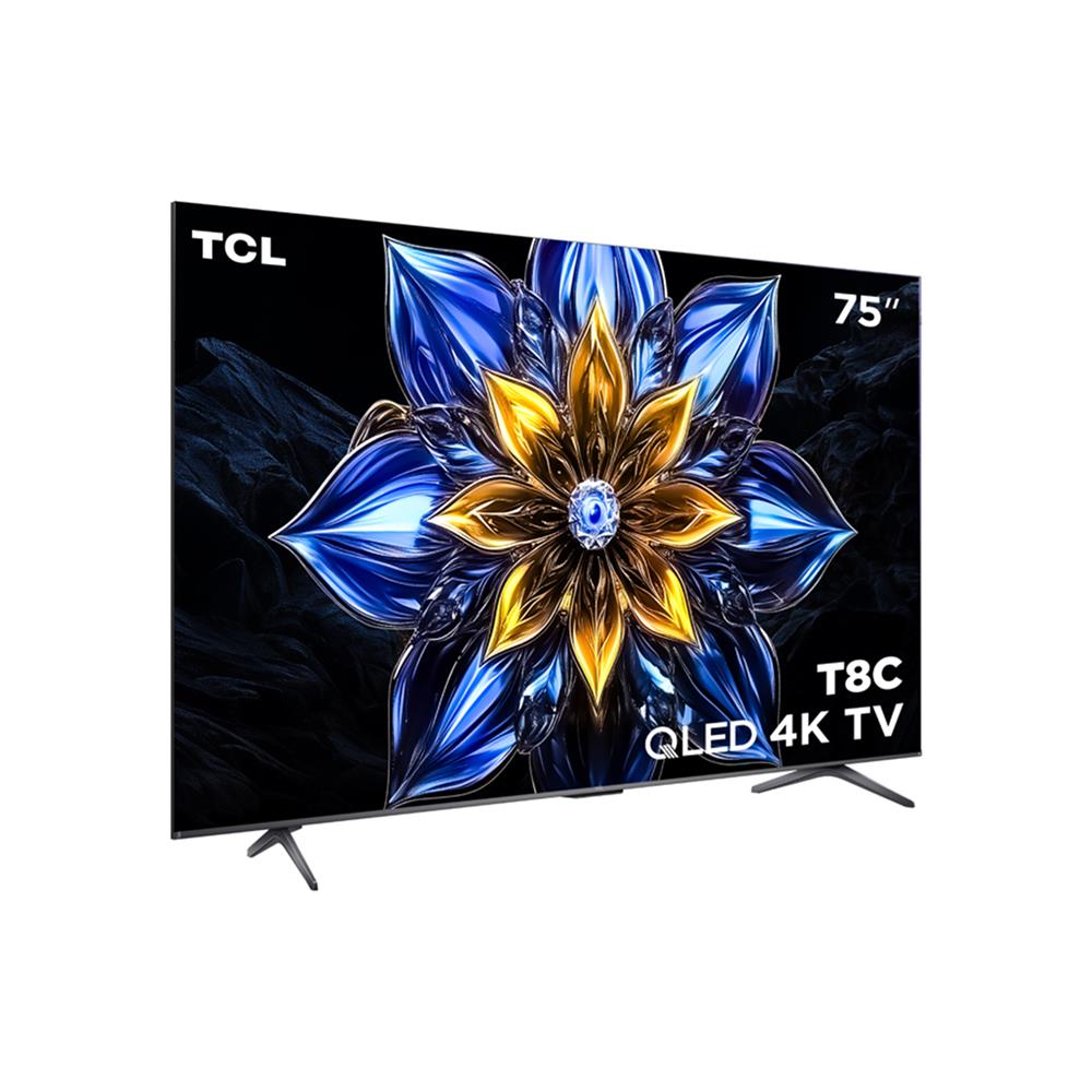 ทีวีคิวแอลอีดี 75 นิ้ว TCL (4K, QLED, GOOGLE TV) 75T8C