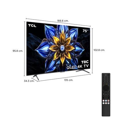 ทีวีคิวแอลอีดี 75 นิ้ว TCL (4K, QLED, GOOGLE TV) 75T8C_7