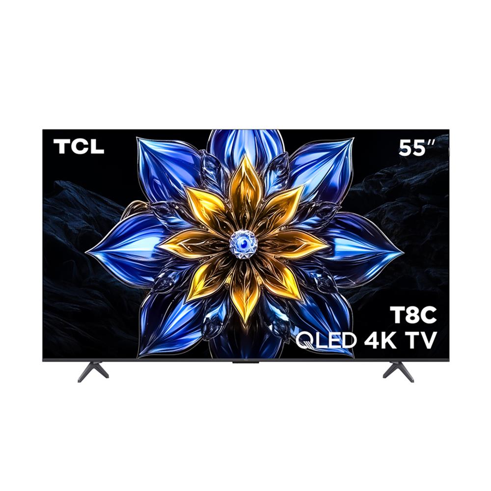 ทีวีคิวแอลอีดี 55 นิ้ว TCL (4K, QLED, GOOGLE TV) 55T8C