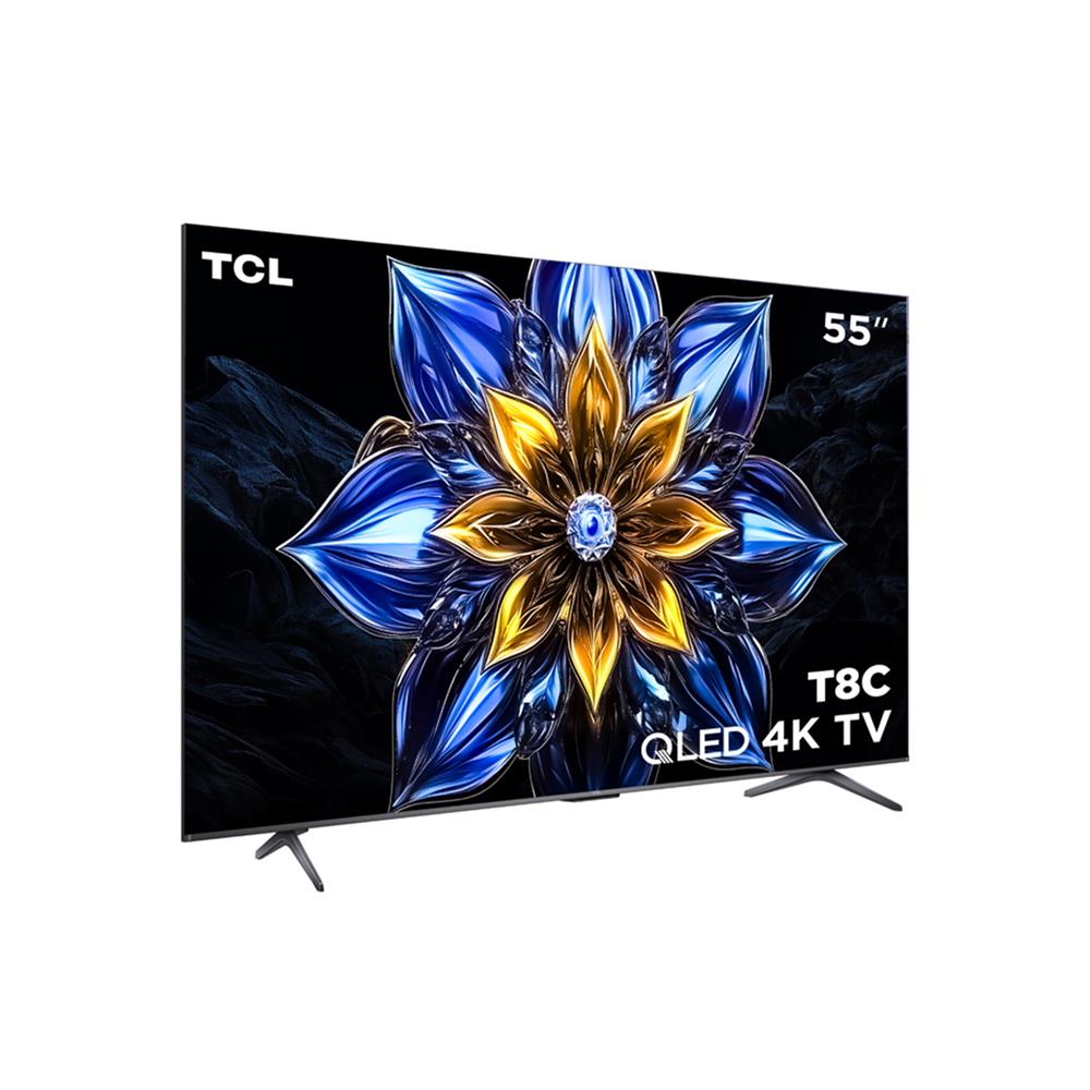 ทีวีคิวแอลอีดี 55 นิ้ว TCL (4K, QLED, GOOGLE TV) 55T8C