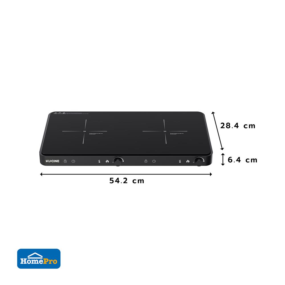 เตาแม่เหล็กไฟฟ้า KUCINE HC-I2601A สีดำ