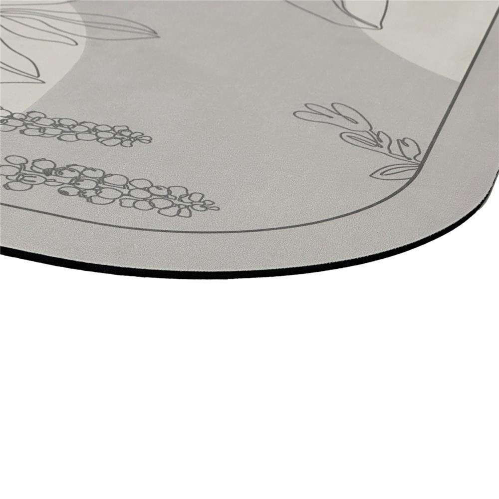 พรมพียู HOME LIVING STYLE LEVA 45x70 ซม. สีเทา