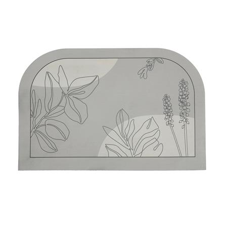 พรมพียู HOME LIVING STYLE LEVA 45x70 ซม. สีเทา_0