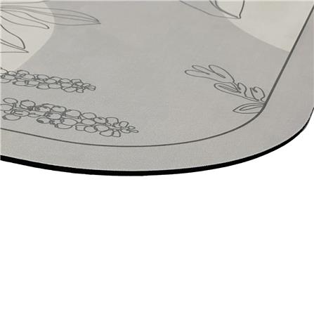 พรมพียู HOME LIVING STYLE LEVA 45x70 ซม. สีเทา_3