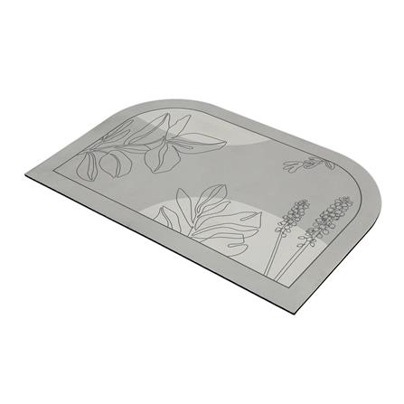 พรมพียู HOME LIVING STYLE LEVA 45x70 ซม. สีเทา_5