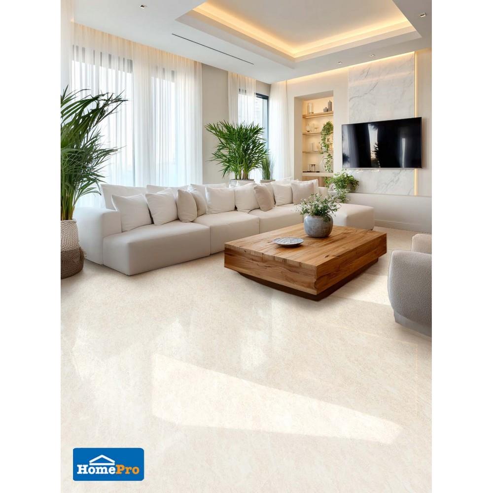 กระเบื้องพื้น 60x60 ซม. COTTO เวโรน่า เบจ (POL) PM 1.44 ตร.ม.