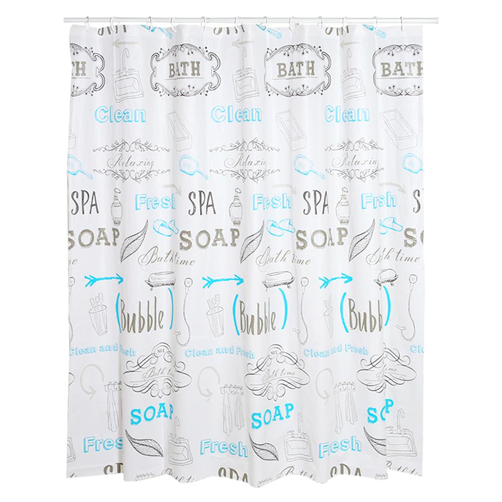 ม่านห้องน้ำ PEVA WSP SCP-18/U8076 180X180 ซม.