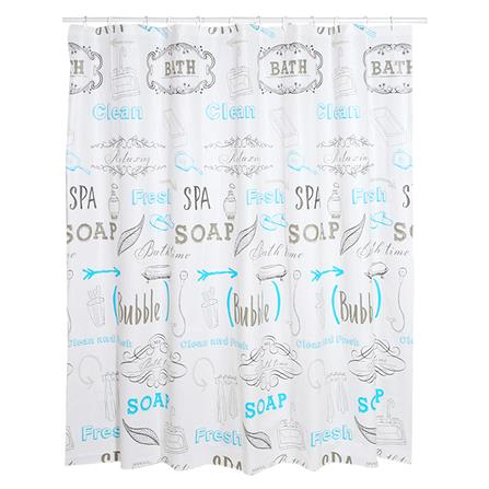 ม่านห้องน้ำ PEVA WSP SCP-18/U8076 180X180 ซม._0