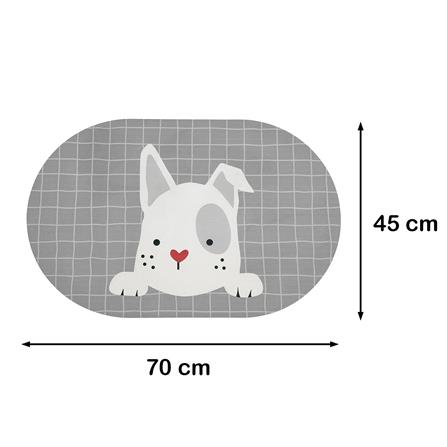 พรมพียู HOME LIVING STYLE BUDDY 45x70 ซม. สีเทา_6