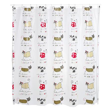 ม่านห้องน้ำ PEVA WSP SCP-18/U8077 180X180 ซม._0