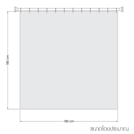 ม่านห้องน้ำ PEVA WSP SCP-18/U8077 180X180 ซม._5