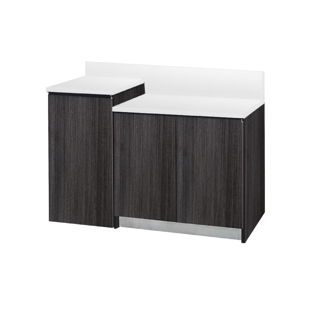 ตู้ตั้งพื้นใส่ถังแก๊ส TSS W SANKI THE KITCHEN PRO 121.5 ซม. สีฟอเรสท์ต้าทีค