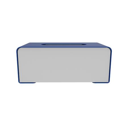 กล่องทิชชู่เหล็กแบบแผ่น SPACEMAKER สีน้ำเงิน_1