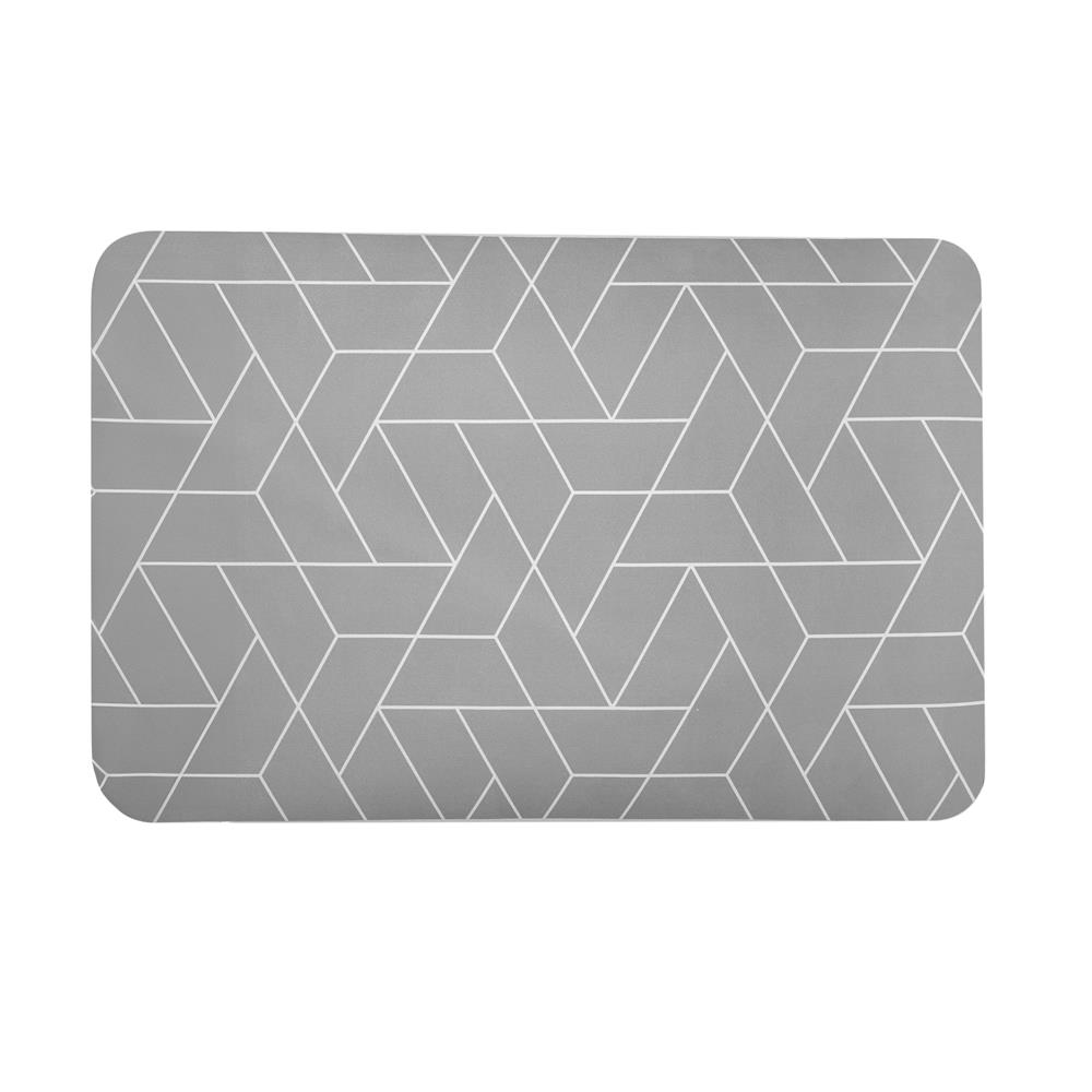 พรมพียู HOME LIVING STYLE LUCA 45x70 ซม. สีเทา