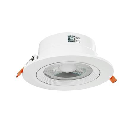 ดาวน์ไลท์ LED CARINI LCS4750E-8 5.7 นิ้ว 8 วัตต์ DAYLIGHT/COOL WHITE/WARM WHITE สีขาว_2