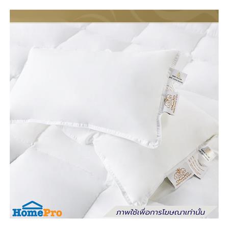 หมอนหนุน ไมโครไฟเบอร์ LUXURY PILLOW CLASSICAL COTTON SOFT 24x35 นิ้ว_2