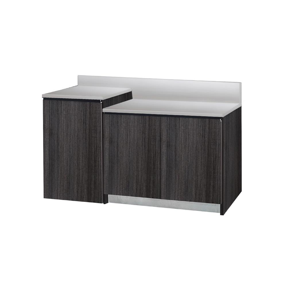 ตู้ตั้งพื้นใส่ถังแก๊ส SL SANKI THE KITCHEN PRO 121.5 ซม. สีฟอเรสท์ต้าทีค