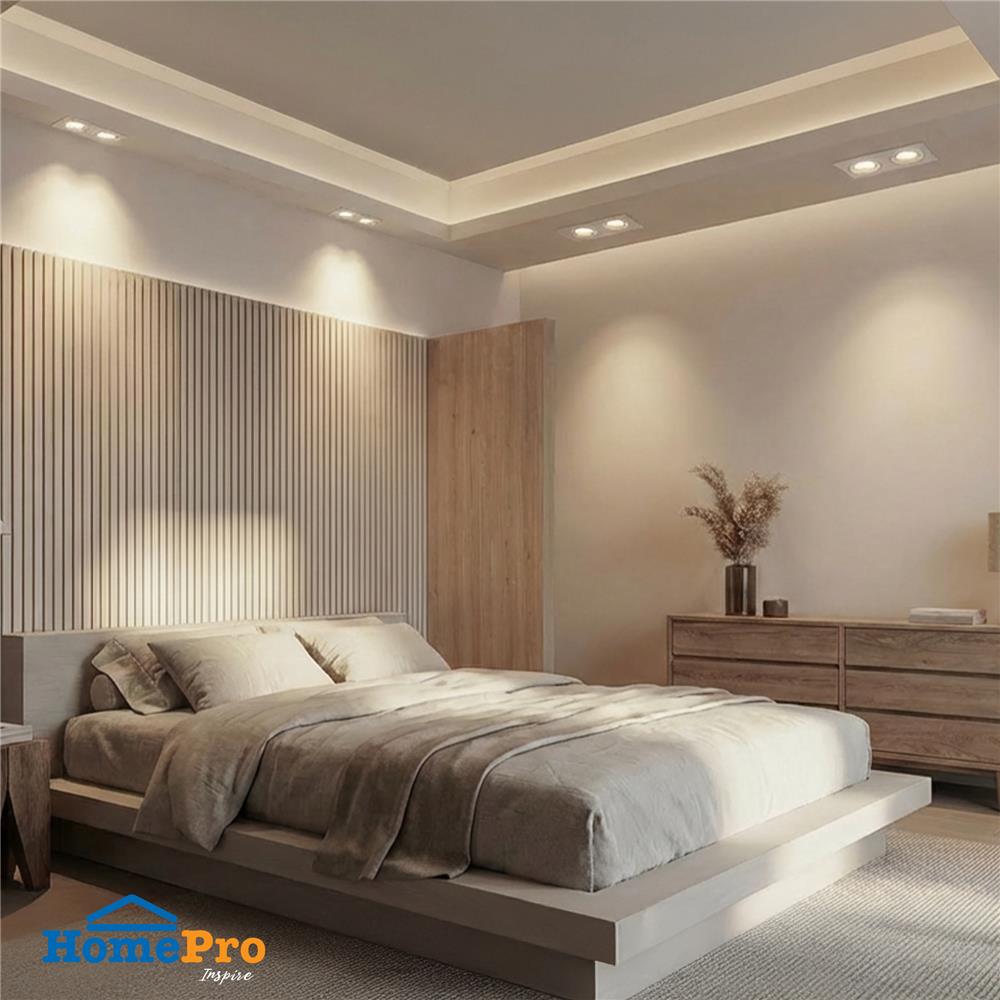 ดาวน์ไลท์ CARINI CS104S-2 7 นิ้ว สีขาว เหลี่ยม