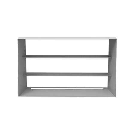 ชั้นวางรองเท้าเหล็ก 3 ชั้น SPACEMAKER A3-005-X-G 80.3X29.2X48.5 ซม. สีเทา_1