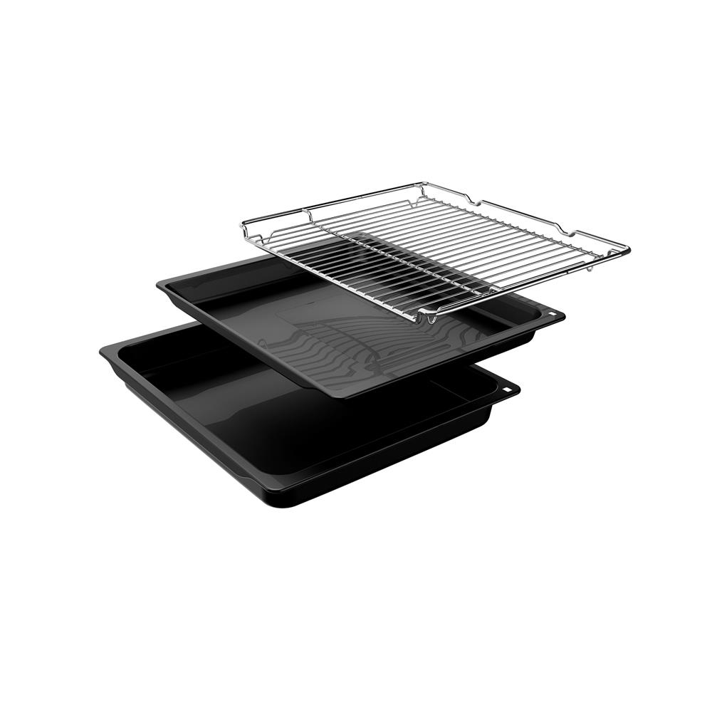 เตาอบฝังดิจิตอล BOSCH HJA715BR0K สีเงิน