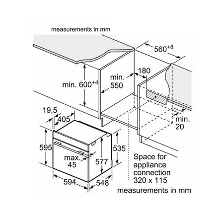 เตาอบฝังดิจิตอล BOSCH HJA715BR0K สีเงิน_6