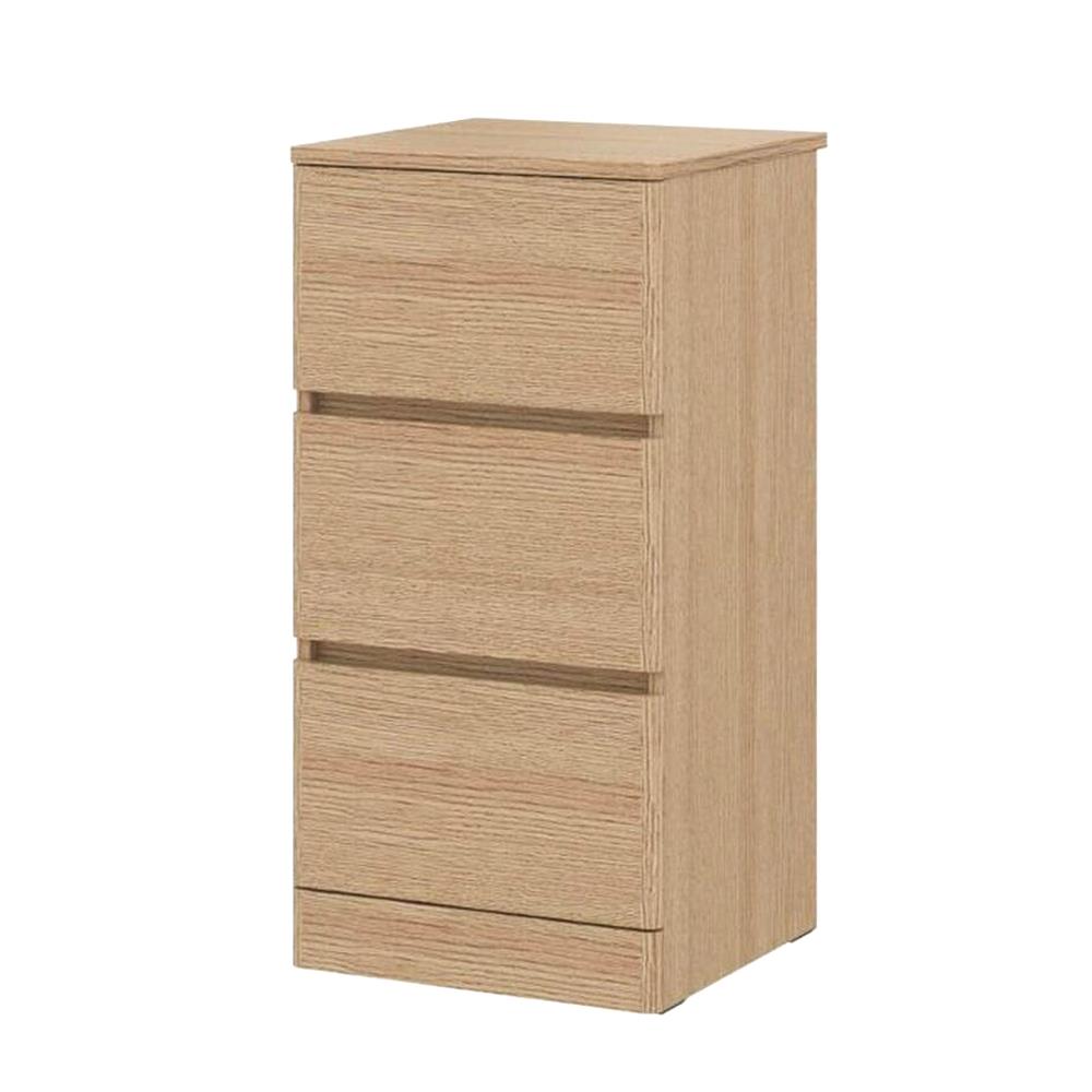 ตู้เตี้ย 3 ลิ้นชัก KONCEPT TOMO 19240004 40 ซม. สีโอ๊ค