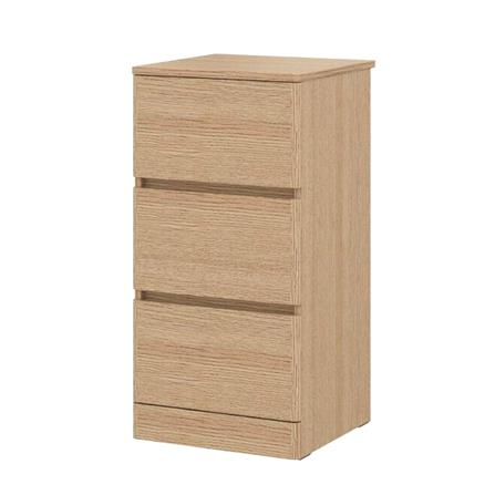 ตู้เตี้ย 3 ลิ้นชัก KONCEPT TOMO 19240004 40 ซม. สีโอ๊ค_0