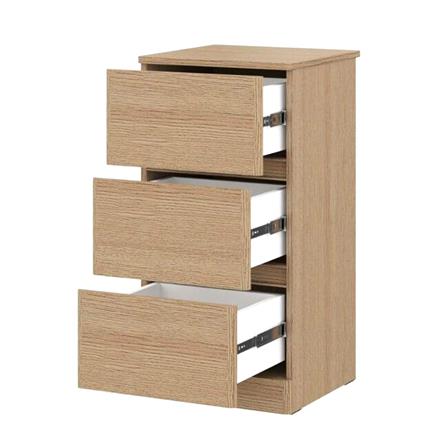 ตู้เตี้ย 3 ลิ้นชัก KONCEPT TOMO 19240004 40 ซม. สีโอ๊ค_1