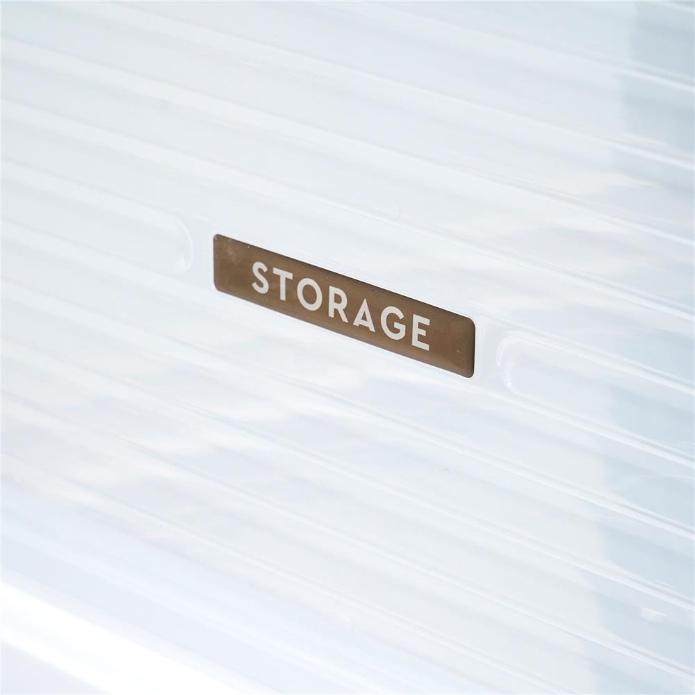 ชั้นลิ้นชัก 3 ชั้น STACKO AUGA 41x40x81.6 ซม. สีขาว