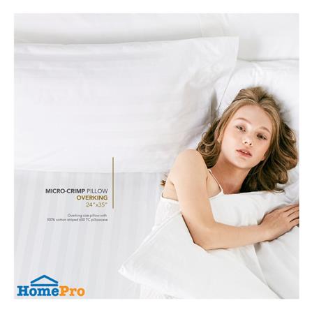 หมอนหนุน ไมโครไฟเบอร์ LUXURY PILLOW COLLAGEN COOLMAX FIRM 24x35 นิ้ว_3