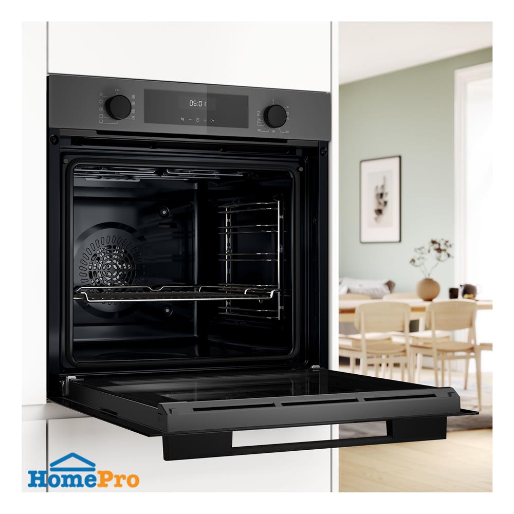 เตาอบฝังดิจิตอล BOSCH HJA715BN0K สีเทา