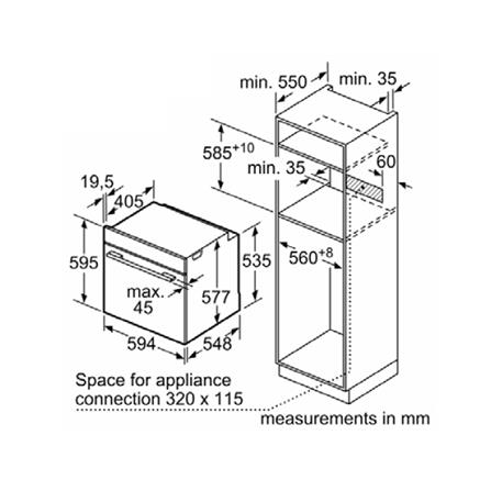 เตาอบฝังดิจิตอล BOSCH HJA715BN0K สีเทา_7