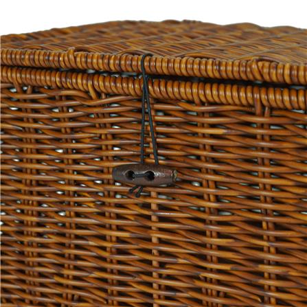 ตะกร้าผ้าเหลี่ยมมีฝา PLIM SAAN SIZE S สีน้ำตาล_4