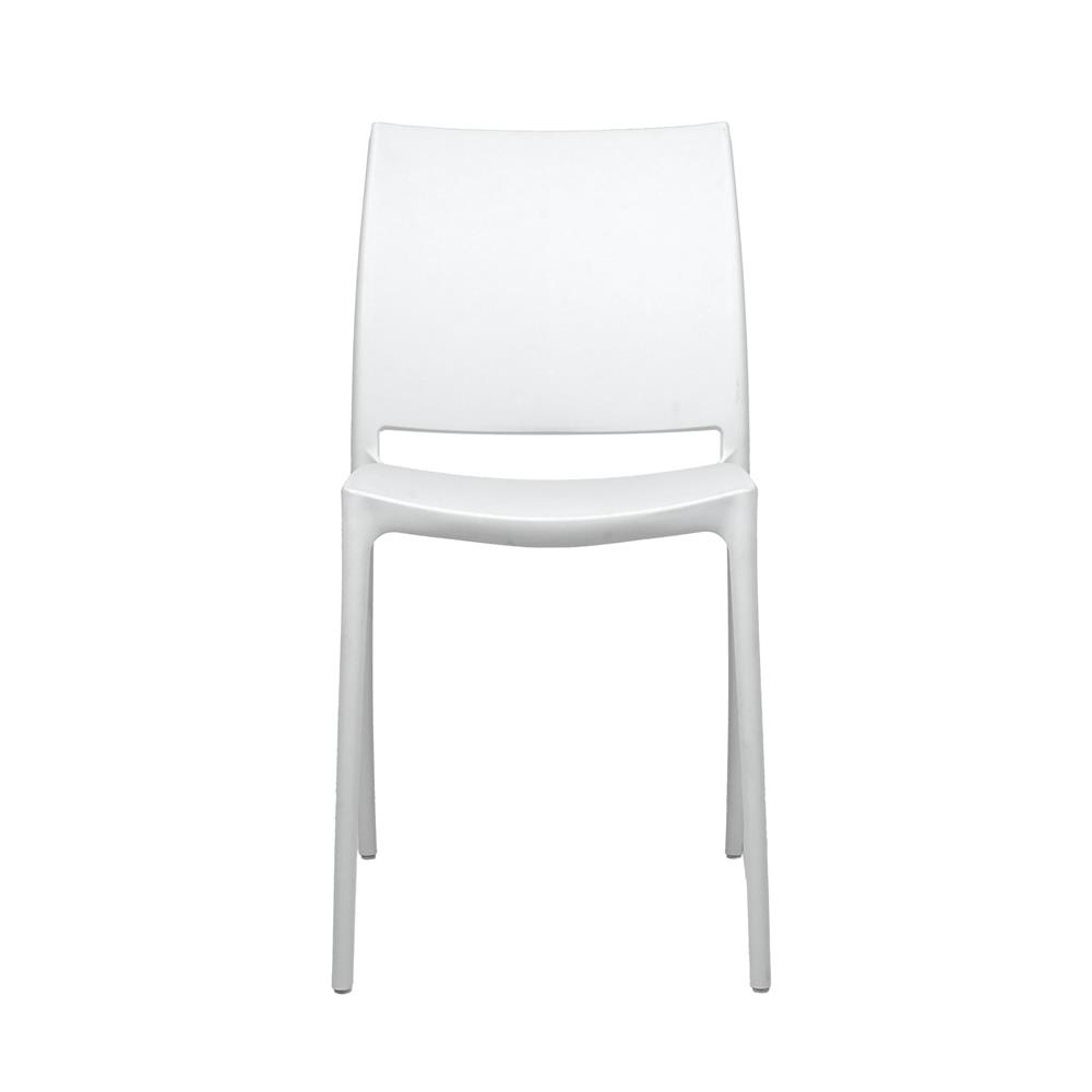 เก้าอี้พลาสติก SPRING BALM สีขาว