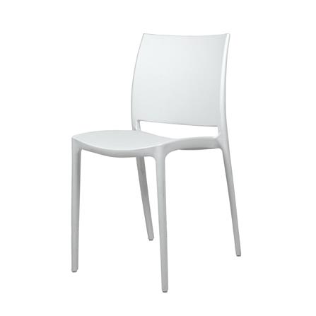 เก้าอี้พลาสติก SPRING BALM สีขาว_1