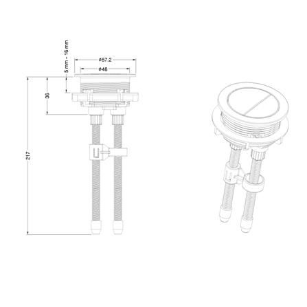 ปุ่มกดโถสุขภัณฑ์ HAFELE 495.61.963_3