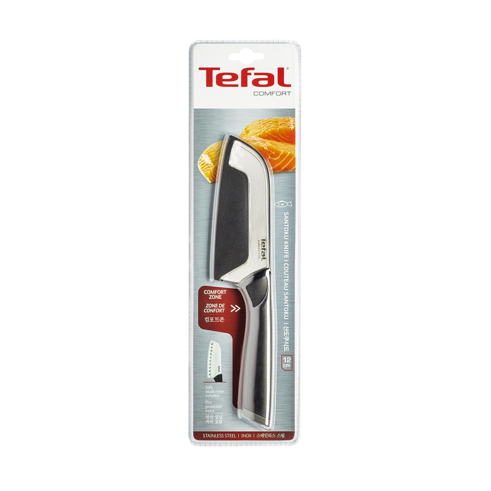 มีดซันโตกุ TEFAL COMFORT 12 ซม. สีเงิน