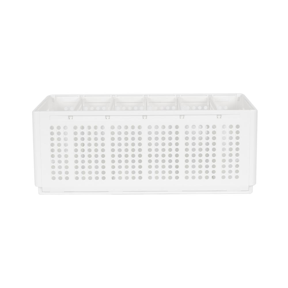 กล่องจัดเก็บอเนกประสงค์ PLIM FLODEE SIZE S สีขาว