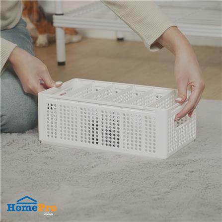 กล่องจัดเก็บอเนกประสงค์ PLIM FLODEE SIZE S สีขาว_4