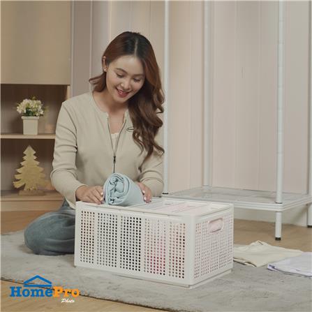 กล่องจัดเก็บอเนกประสงค์ PLIM FLODEE SIZE L สีขาว_5