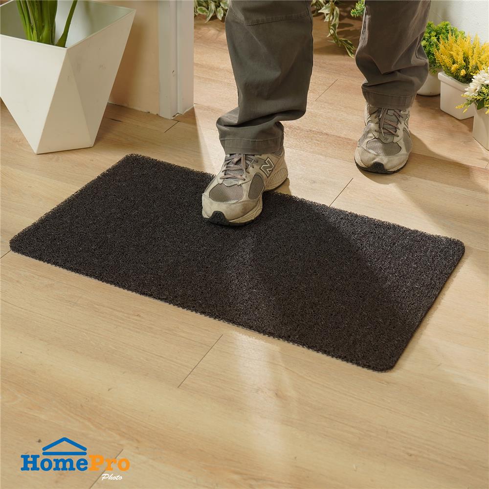 พรมเช็ดเท้าดักฝุ่น HOME LIVING STYLE MATTY 43X75 ซม. สีน้ำตาล