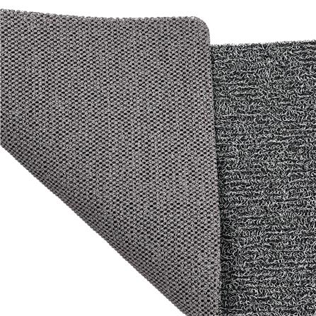 พรมเช็ดเท้าดักฝุ่น HOME LIVING STYLE MATTY 43X75 ซม. สีเทา/ดำ_1