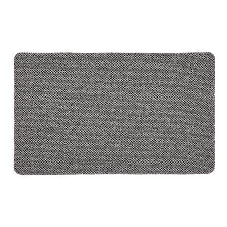 พรมเช็ดเท้าดักฝุ่น HOME LIVING STYLE MATTY 43X75 ซม. สีเทา/ดำ_4