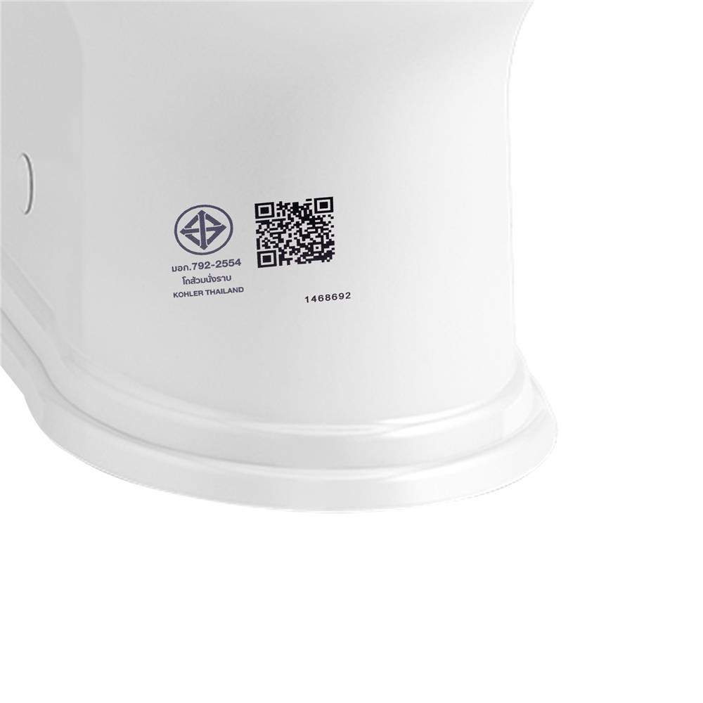 สุขภัณฑ์ 2 ชิ้น KOHLER K-46121X-S-0 4.8 ลิตร สีขาว