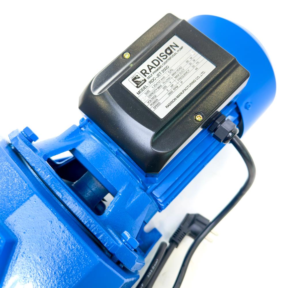ปั๊มหอยโข่ง RADISON RDC-JET200D 2 แรงม้า